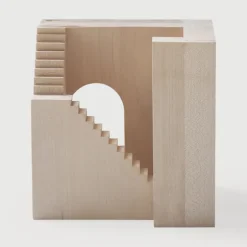 Ethnicraft Sycamore Cube Sculpture