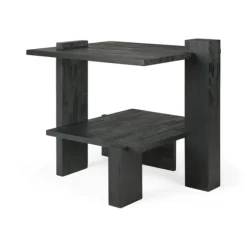 Ethnicraft Teak Abstract Side Table