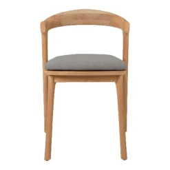 Ethnicraft Teak Bok Outdoor Dining Chair - Fabric