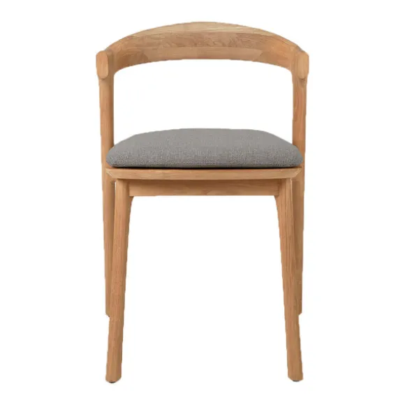 Ethnicraft Teak Bok Outdoor Dining Chair - Fabric