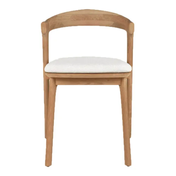 Ethnicraft Teak Bok Outdoor Dining Chair - Fabric
