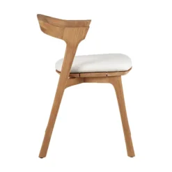 Ethnicraft Teak Bok Outdoor Dining Chair - Fabric