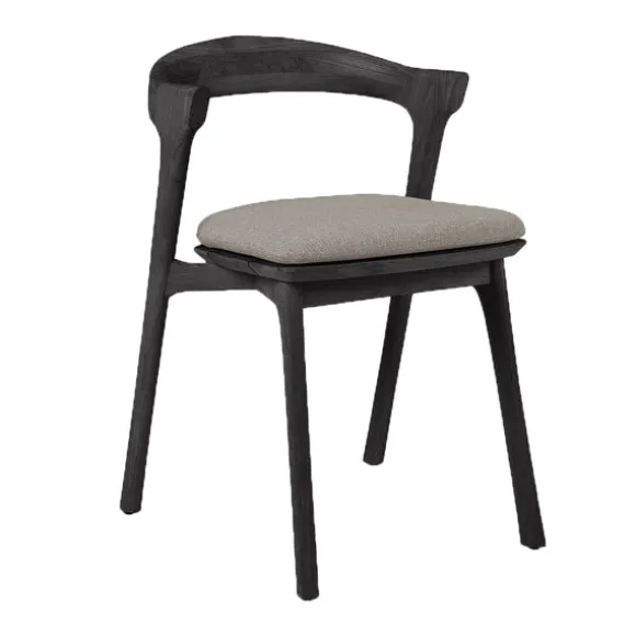 Ethnicraft Teak Bok Outdoor Dining Chair - Fabric