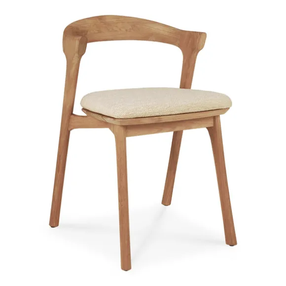 Ethnicraft Teak Bok Outdoor Dining Chair - Fabric