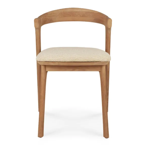Ethnicraft Teak Bok Outdoor Dining Chair - Fabric