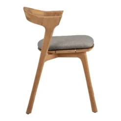 Ethnicraft Teak Bok Outdoor Dining Chair - Fabric