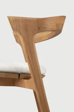 Ethnicraft Teak Bok Outdoor Dining Chair - Fabric