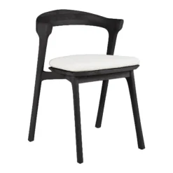 Ethnicraft Teak Bok Outdoor Dining Chair - Fabric
