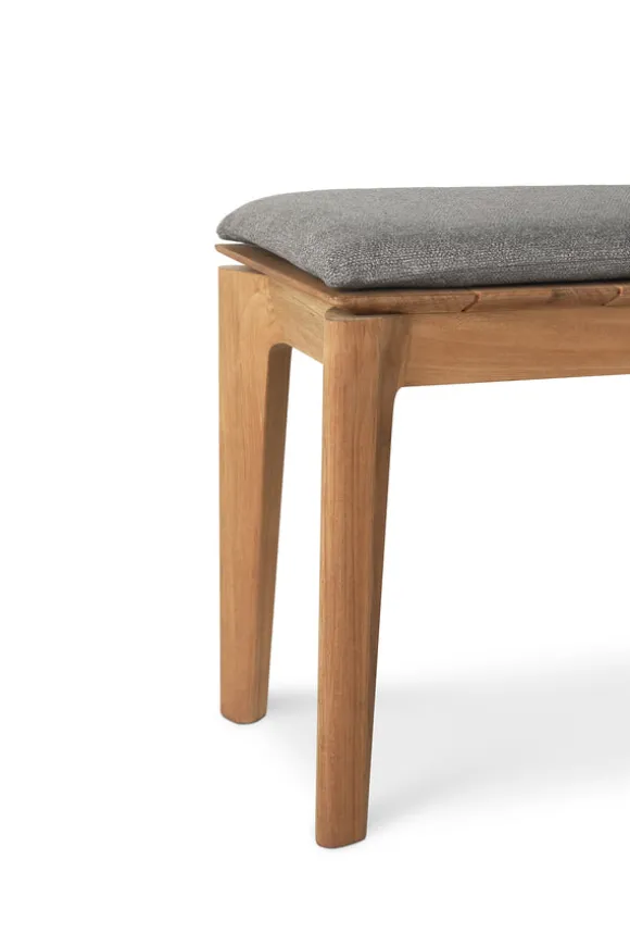 Ethnicraft Teak Bok Outdoor 3 Seater Bench - Fabric