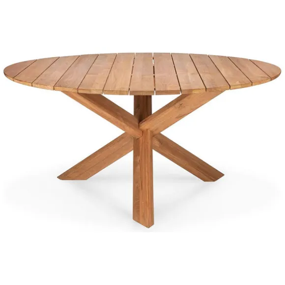Ethnicraft Teak Circle Outdoor Dining Table