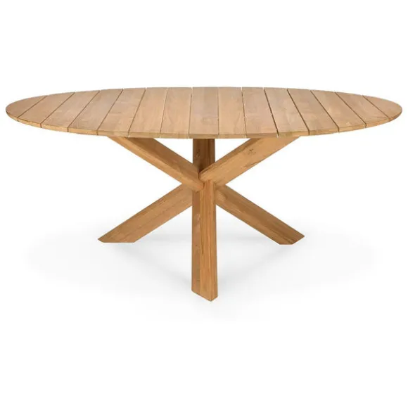 Ethnicraft Teak Circle Outdoor Dining Table
