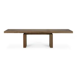 Ethnicraft Teak Double Extendable Dining Table