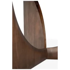 Ethnicraft Teak Geometric Round Dining Table