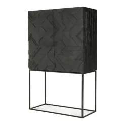 Ethnicraft Teak Graphic Cupboard - 2 Doors
