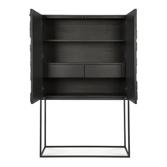 Ethnicraft Teak Graphic Cupboard - 2 Doors