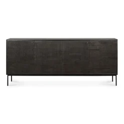Ethnicraft Teak Grooves Sideboard - 4 Doors