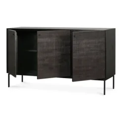 Ethnicraft Teak Grooves Sideboard - 3 Doors