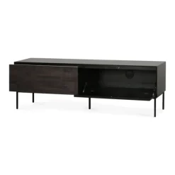 Ethnicraft Teak Grooves TV Cupboard - 1 Flip-down Door/1 Drawer