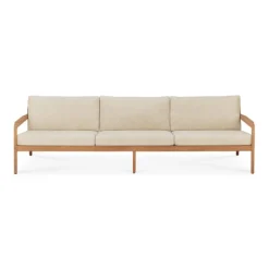 Ethnicraft Teak Jack Outdoor 3 Seater Sofa