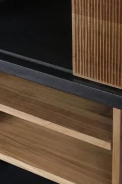 Ethnicraft Teak Oscar Rack - 5 Sliding Doors