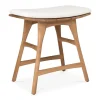 Ethnicraft Teak Osso Outdoor Stool - Fabric