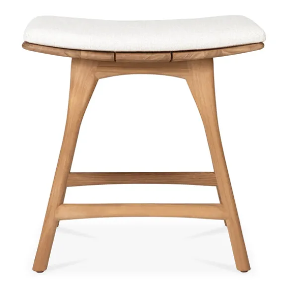 Ethnicraft Teak Osso Outdoor Stool - Fabric