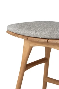 Ethnicraft Teak Osso Outdoor Stool - Fabric