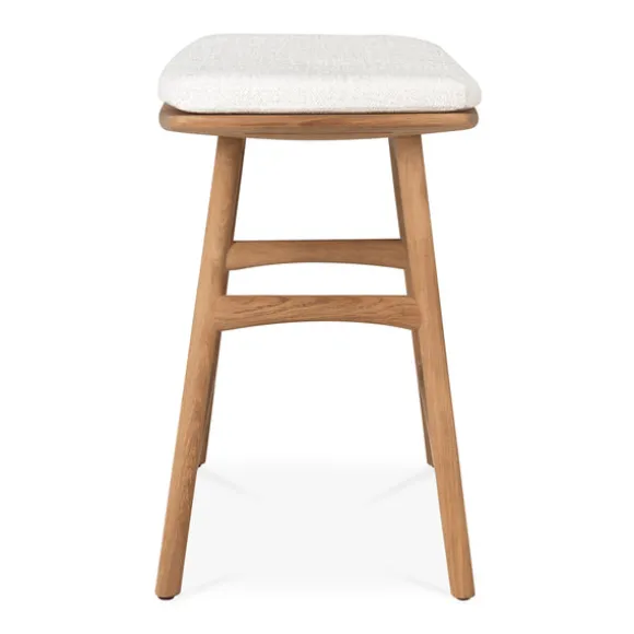 Ethnicraft Teak Osso Outdoor Stool - Fabric