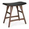 Ethnicraft Teak Osso Stool - Leather