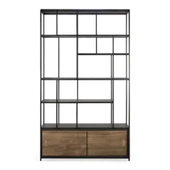 Ethnicraft Teak Studio Rack - 2 Sliding Doors