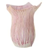 Floral Stoneware Vase - Rose