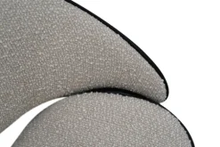 Folium Dining Chair with Leather Piping
