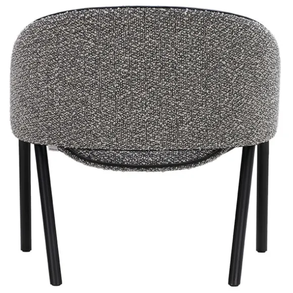 Folium Lounge Chair with Leather Piping