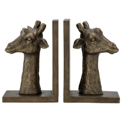 Frauke Resin Bookend - Brass