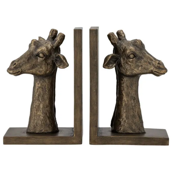 Frauke Resin Bookend - Brass