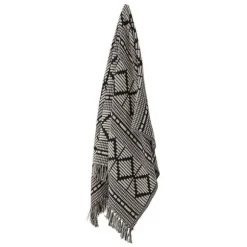 Gutte Cotton Throw - Black