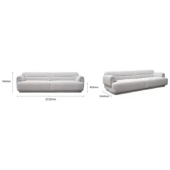 Hudson 3 Seater Sofa