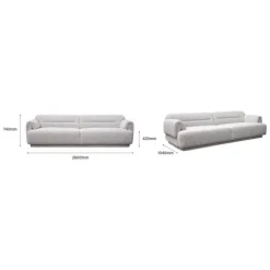 Hudson 4 Seater Sofa