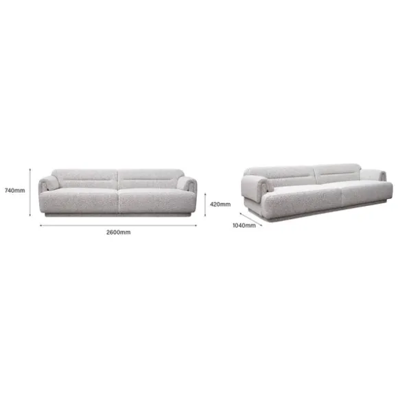 Hudson 4 Seater Sofa