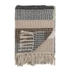 Isnel Cotton Throw - Brown