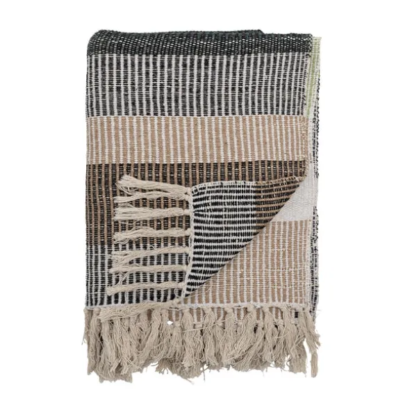 Isnel Cotton Throw - Brown