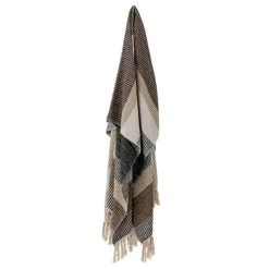 Isnel Cotton Throw - Brown