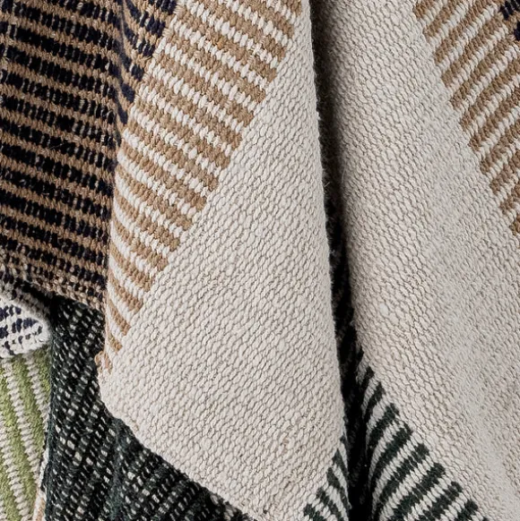 Isnel Cotton Throw - Brown