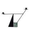 Jayda Iron Candle Holder - Green