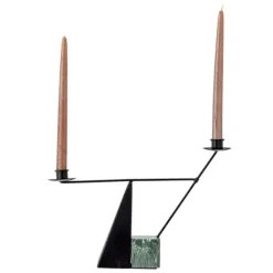 Jayda Iron Candle Holder - Green