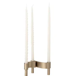 Kenja Metal Candle Holder - Brass