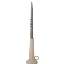 Kin Stoneware Candlestick - Nature