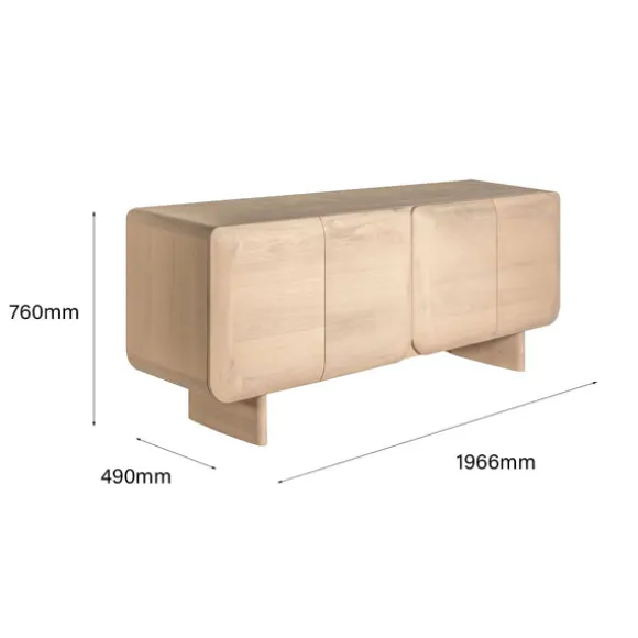 Lark 4 Doors Sideboard
