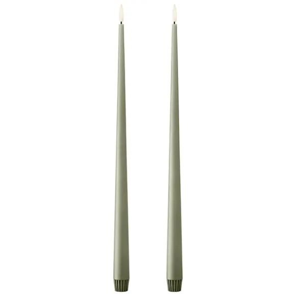 LED Taper Candle - Set of 2