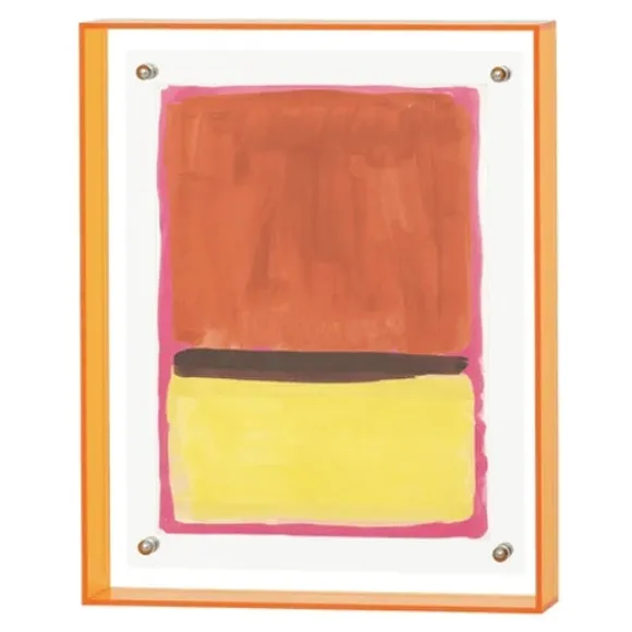 Linda Acrylic Photo Frame - Flame